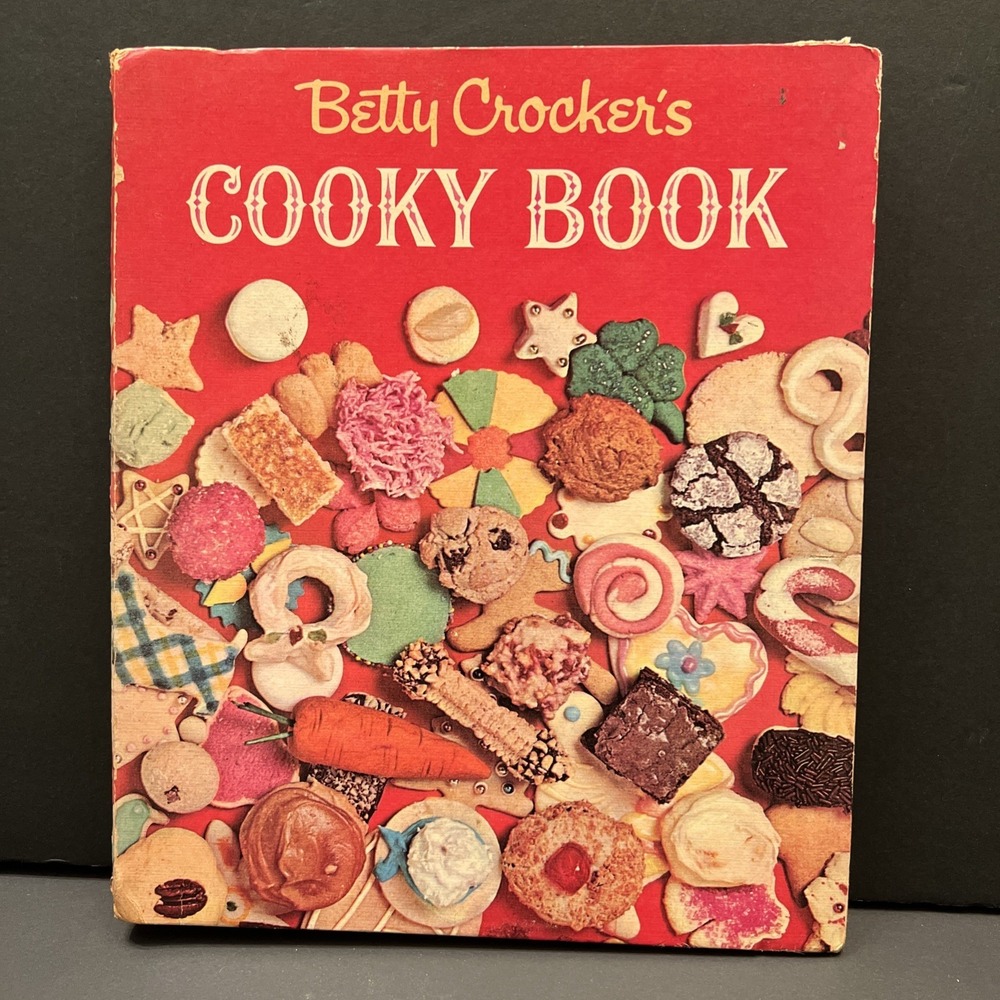 VTG 1963 Betty Crocker's Cooky Book 1st Edition 3rd Prt Baking Cookbook Spiral